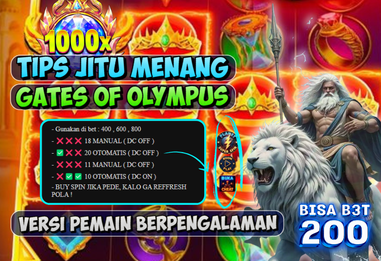 Tips Jitu Menang Gates of Olympus Versi Pemain Berpengalaman